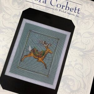 New Sealed Nora Corbett Mirabilia Cross Stitch Dasher Christmas Eve Couriers